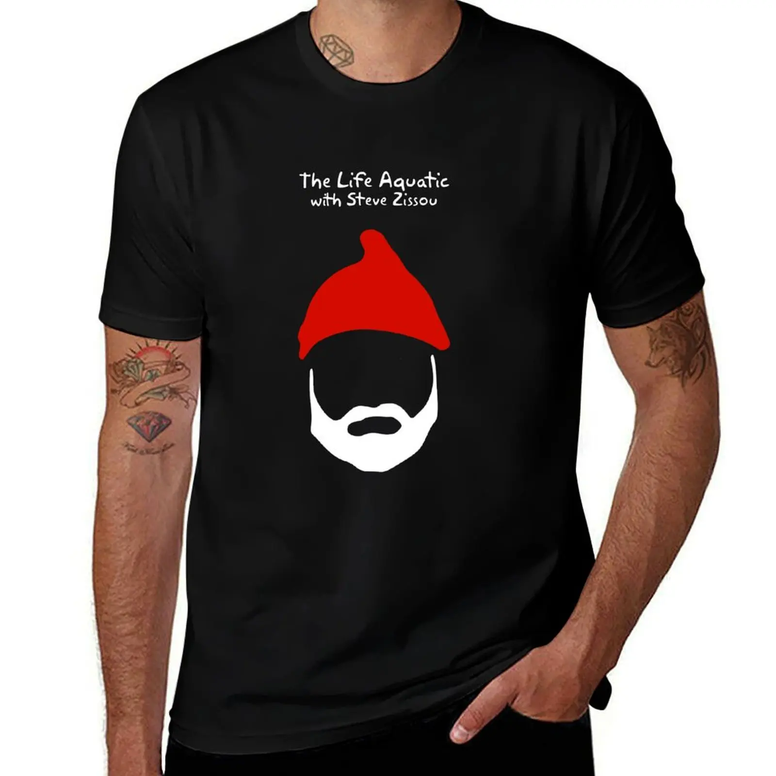 Футболка The Life Aquatic со Steve Zissou, мужская футболка, мужские хлопковые футболки с индивидуальным принтом
Футболка The Life Aquatic со Steve Zissou, мужская футболка, мужские хлопковые футболки с индивидуальным принтом