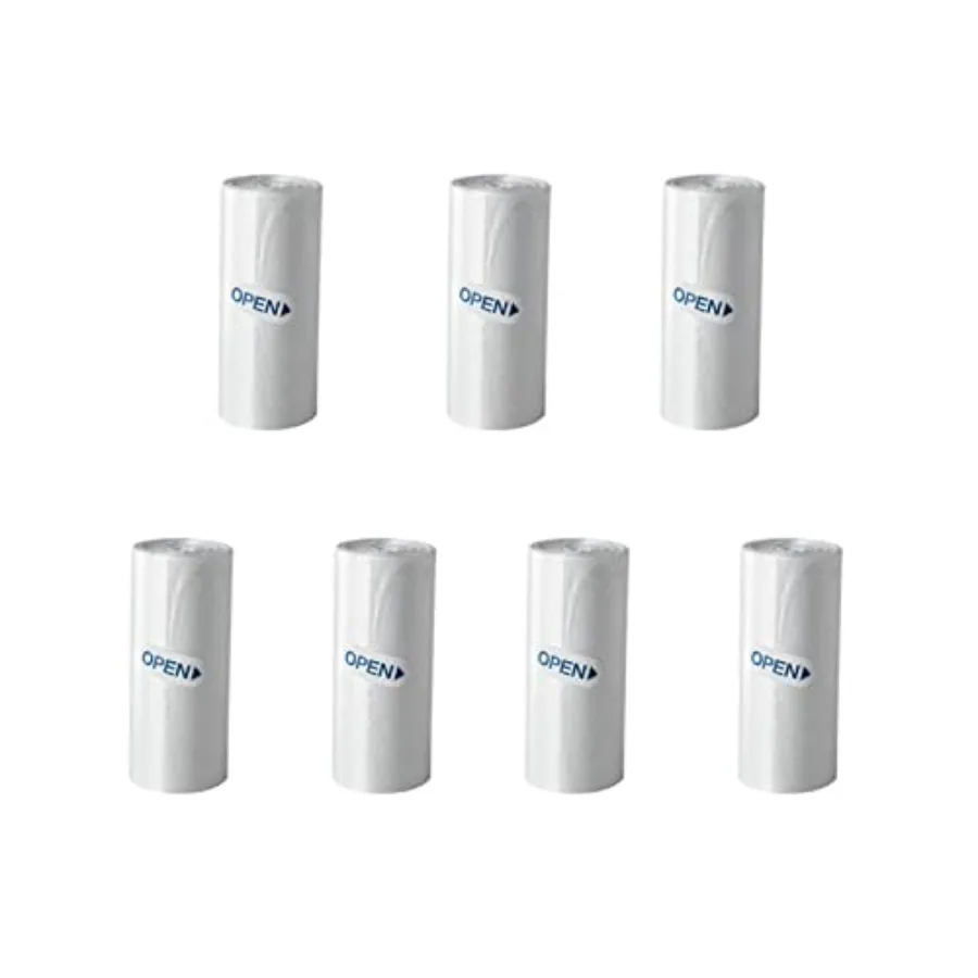 Mini Tras Bags Mini Tras Can, 7 Rolls Wite Tras Bags Desktop Wastebasket of Vaus Sizes, 105 Count
Mini Tras Bags Mini Tras Can, 7 Rolls Wite Tras Bags Desktop Wastebasket of Vaus Sizes, 105 Count