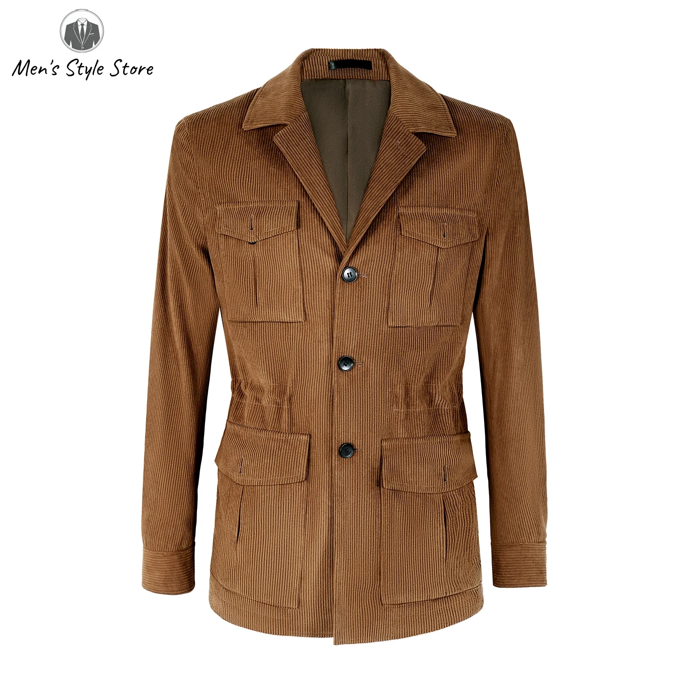 Vintage Men's Blazer Corduroy Safari Jacket Autumn and Winter Thick New Versatile Formal Business Casual Shopping Daily Jacket
Vintage Men's Blazer Corduroy Safari Jacket Autumn and Winter Thick New Versatile Formal Business Casual Shopping Daily Jacket