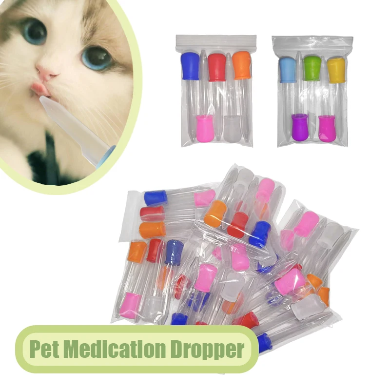 5pcs/bag Small Silicone Plastic Pipette Dropper Feeding Medicine Liquid Liquid Food Dropper for Pets Pups Spuit
5pcs/bag Small Silicone Plastic Pipette Dropper Feeding Medicine Liquid Liquid Food Dropper for Pets Pups Spuit