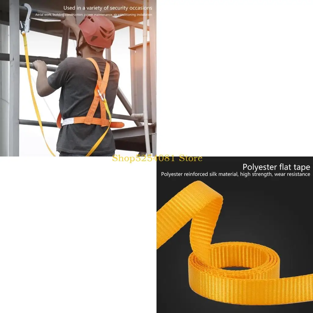 AXYC Fall Protections Safety Belt Safety Rope, Climbing Harness Safety Rope with Carabiner Hook for Outdoor Working at Height
AXYC Fall Protections Safety Belt Safety Rope, Climbing Harness Safety Rope with Carabiner Hook for Outdoor Working at Height