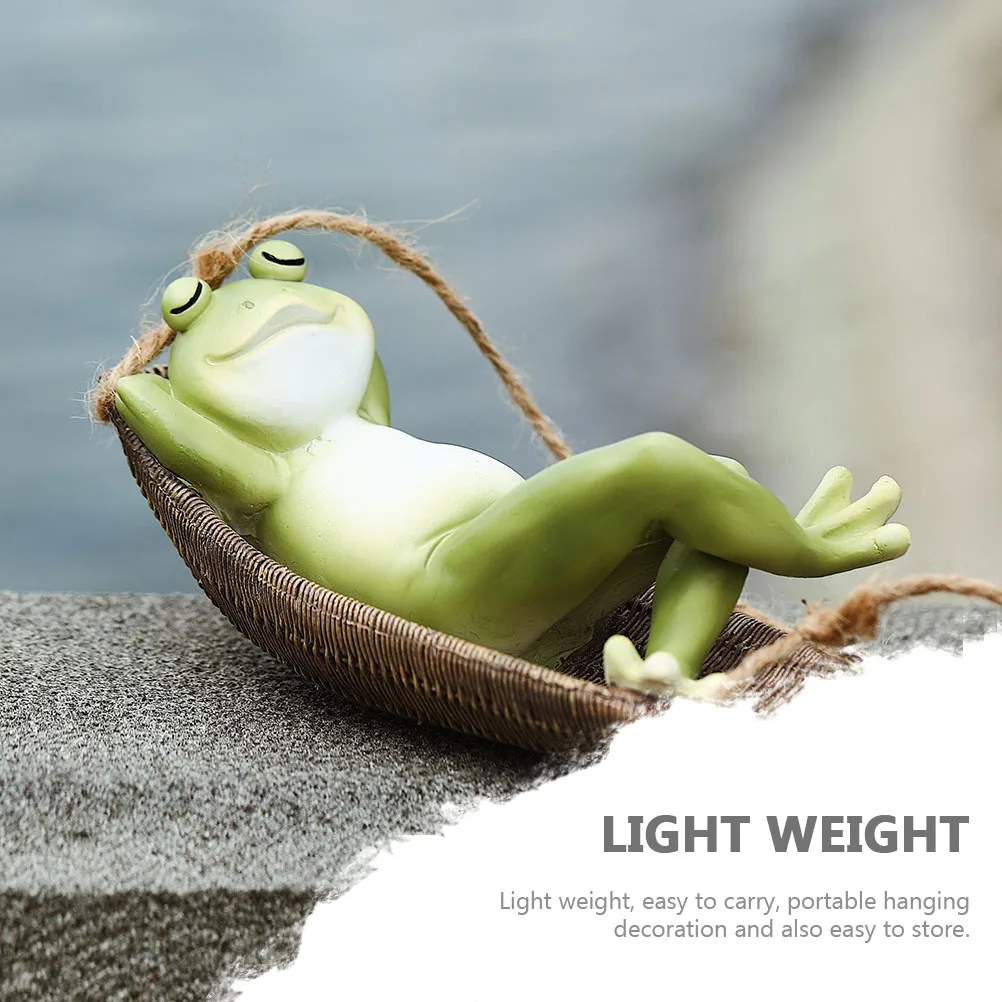 Frog Pendant Delicate Frogs Figure Hanging Ornament Garden Accessories Resin Supplies Adorable
Frog Pendant Delicate Frogs Figure Hanging Ornament Garden Accessories Resin Supplies Adorable