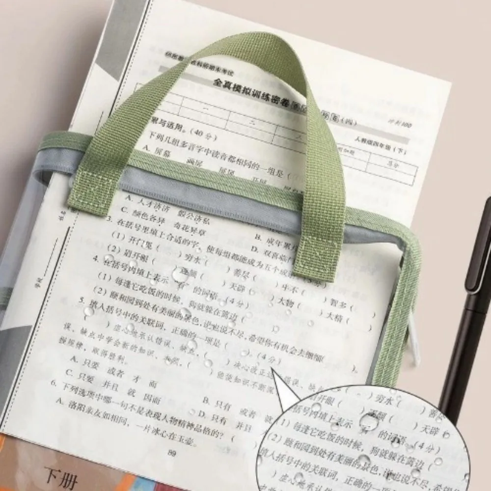 Portable A3/A4 Zipper Bag PVC Large Opening Subject Classification Bag Transparent Large Capacity Document Bag Book Storage Bag
Portable A3/A4 Zipper Bag PVC Large Opening Subject Classification Bag Transparent Large Capacity Document Bag Book Storage Bag