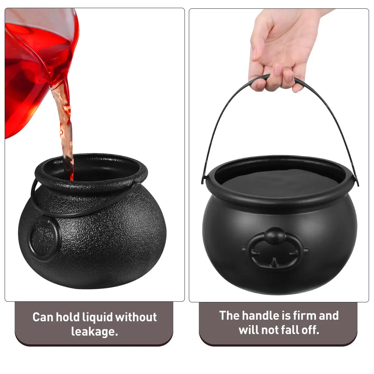 Halloween Candy Bucket Black Cauldron Plastic Caldrons Kids Trick Treat Pot Toys Coins Treats Garden Planters Halloween Bucket
Halloween Candy Bucket Black Cauldron Plastic Caldrons Kids Trick Treat Pot Toys Coins Treats Garden Planters Halloween Bucket