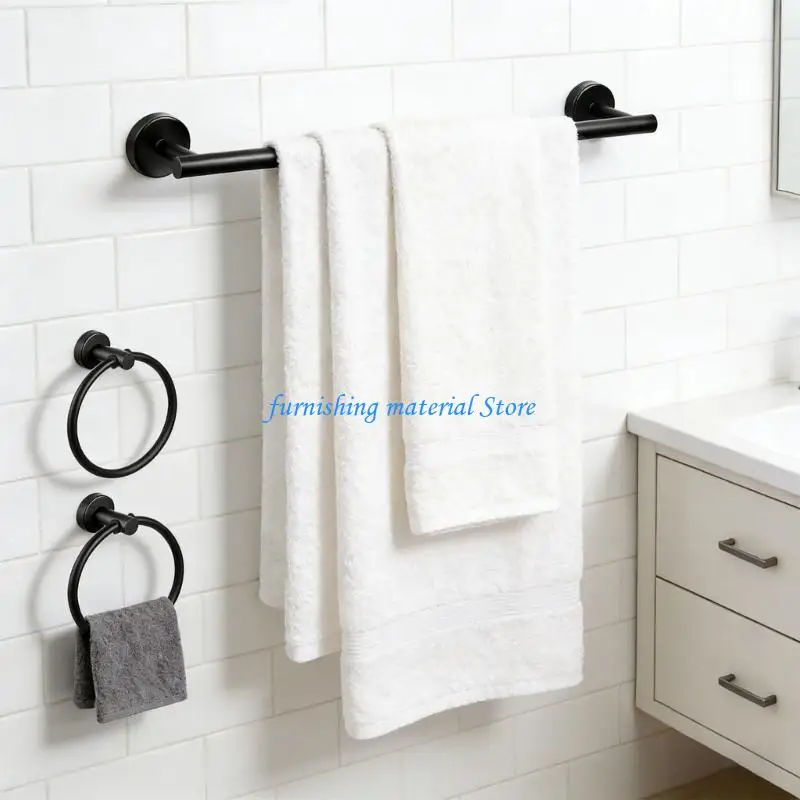 Y5GD Bathroom Hardware Set Adhesive Towel Rings Robe Hook Toilet Paper Holder Wall Mounted Kitchen Towel Rod Easy Installation
Y5GD Bathroom Hardware Set Adhesive Towel Rings Robe Hook Toilet Paper Holder Wall Mounted Kitchen Towel Rod Easy Installation