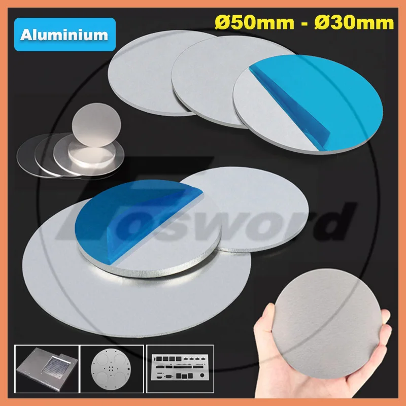 1060 Aluminum Circular Plate Aluminum Round Disc Diameter 50 60 80 100 150 200 300mm Thickness of 0.5/0.8/1.2/1.5/2/3/4/5-10mm
1060 Aluminum Circular Plate Aluminum Round Disc Diameter 50 60 80 100 150 200 300mm Thickness of 0.5/0.8/1.2/1.5/2/3/4/5-10mm