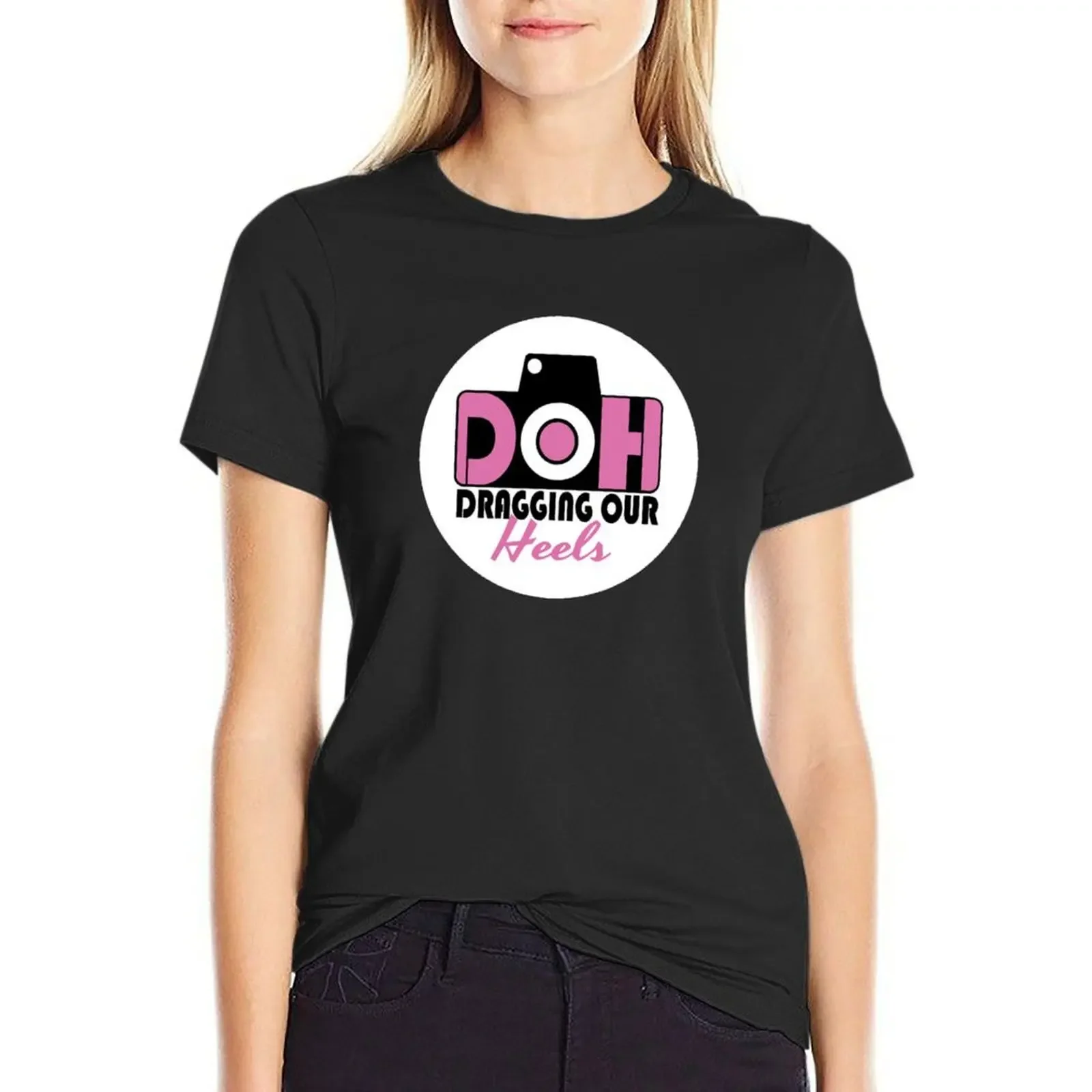 Dragging Our Heels (DOH) Logo T-Shirt summer tops funny t-shirt dress for Women plus size
Dragging Our Heels (DOH) Logo T-Shirt summer tops funny t-shirt dress for Women plus size