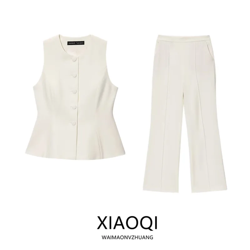 Fall New Arrival Women's Faion Vest Waist-Cinching ort Skirt Sle round Ne Svel Top Casual Sle Two-Piece Set
Fall New Arrival Women's Faion Vest Waist-Cinching ort Skirt Sle round Ne Svel Top Casual Sle Two-Piece Set