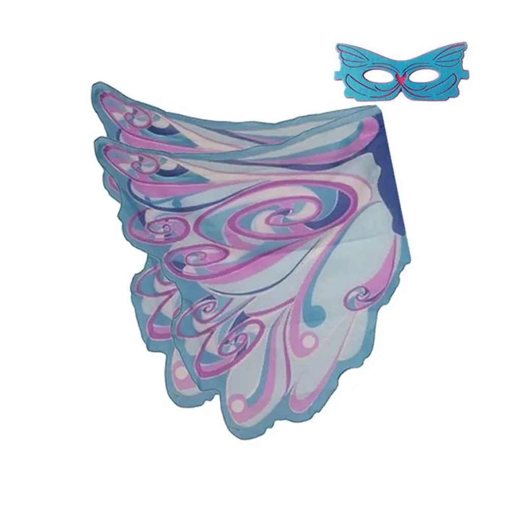 New Chiffon Wings Cape Mask Cosplay Elf Angel Wings Cloak Fairy Performance Costume Kids
New Chiffon Wings Cape Mask Cosplay Elf Angel Wings Cloak Fairy Performance Costume Kids