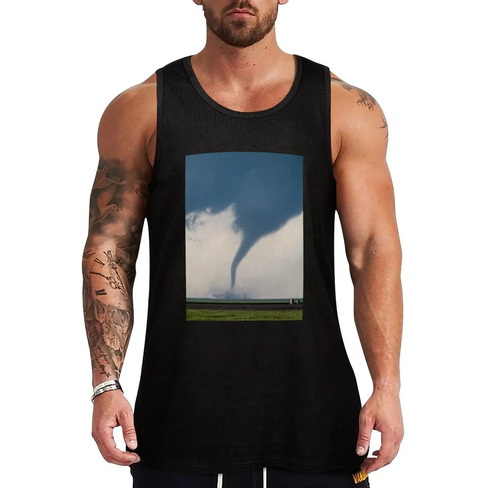 Tornado near Dodge City KS Tank Top gym training accessories tops sleeveless shirt man Men's clothes
Tornado near Dodge City KS Tank Top gym training accessories tops sleeveless shirt man Men's clothes