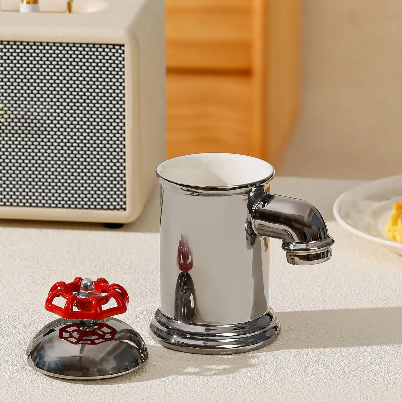 Coffee Mugs 350ml Faucet-Shaped Beverage Mug Cold Beverage Cup for Coffee Tea Milk Home Office Living Room Cafe Bedroom
Coffee Mugs 350ml Faucet-Shaped Beverage Mug Cold Beverage Cup for Coffee Tea Milk Home Office Living Room Cafe Bedroom