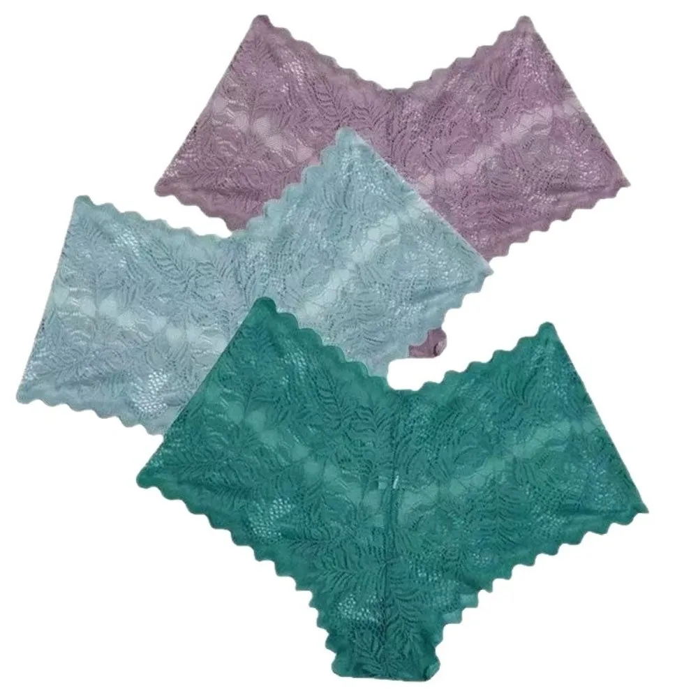 Hollow Out Lace Panties Anti-septic Solid Color Mid Waist Briefs Breathable Fabric Elastic Waistband Elastic Underwear
Hollow Out Lace Panties Anti-septic Solid Color Mid Waist Briefs Breathable Fabric Elastic Waistband Elastic Underwear