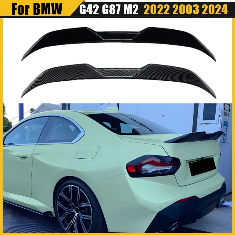 Задний спойлер для BMW G42 G87 M2 2022 2023 2024 220i 230i M235i M240i Coupe, задняя крышка багажника, крыло багажника, аксессуары для тюнинга
Задний спойлер для BMW G42 G87 M2 2022 2023 2024 220i 230i M235i M240i Coupe, задняя крышка багажника, крыло багажника, аксессуары для тюнинга