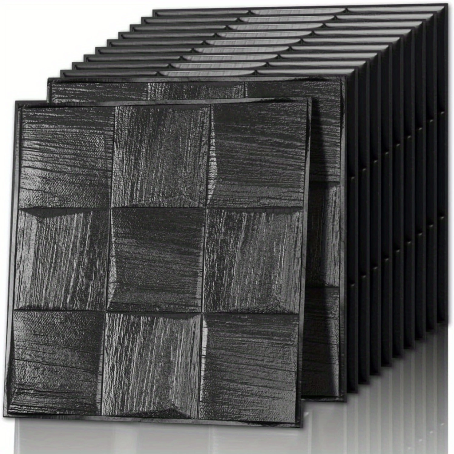 20PCS 3D Wall Panels Peel and Stick 13.7"*13.7" Black Brick Wallpaper for Walls 3D Wall Tiles Textured Foam Self-Adhesive Wallpa
20PCS 3D Wall Panels Peel and Stick 13.7"*13.7" Black Brick Wallpaper for Walls 3D Wall Tiles Textured Foam Self-Adhesive Wallpa