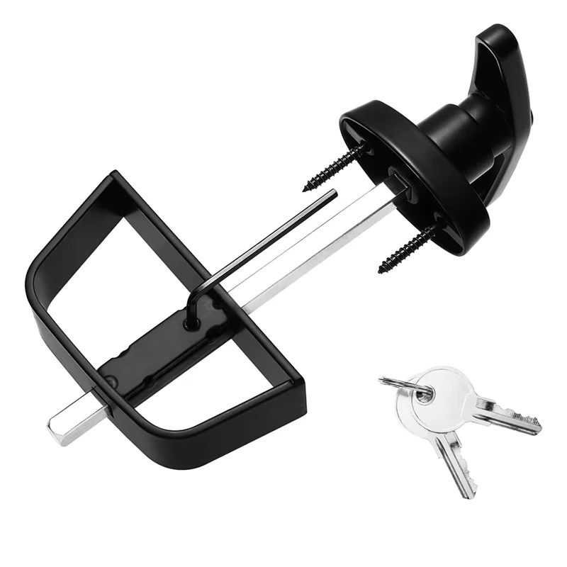 Secure Shed Door T-Handle Lock Kit With Two Keys For Storage Barn And Chicken Coops, Safety Enhanced, 5.5 Inch Stem-B91B
Secure Shed Door T-Handle Lock Kit With Two Keys For Storage Barn And Chicken Coops, Safety Enhanced, 5.5 Inch Stem-B91B