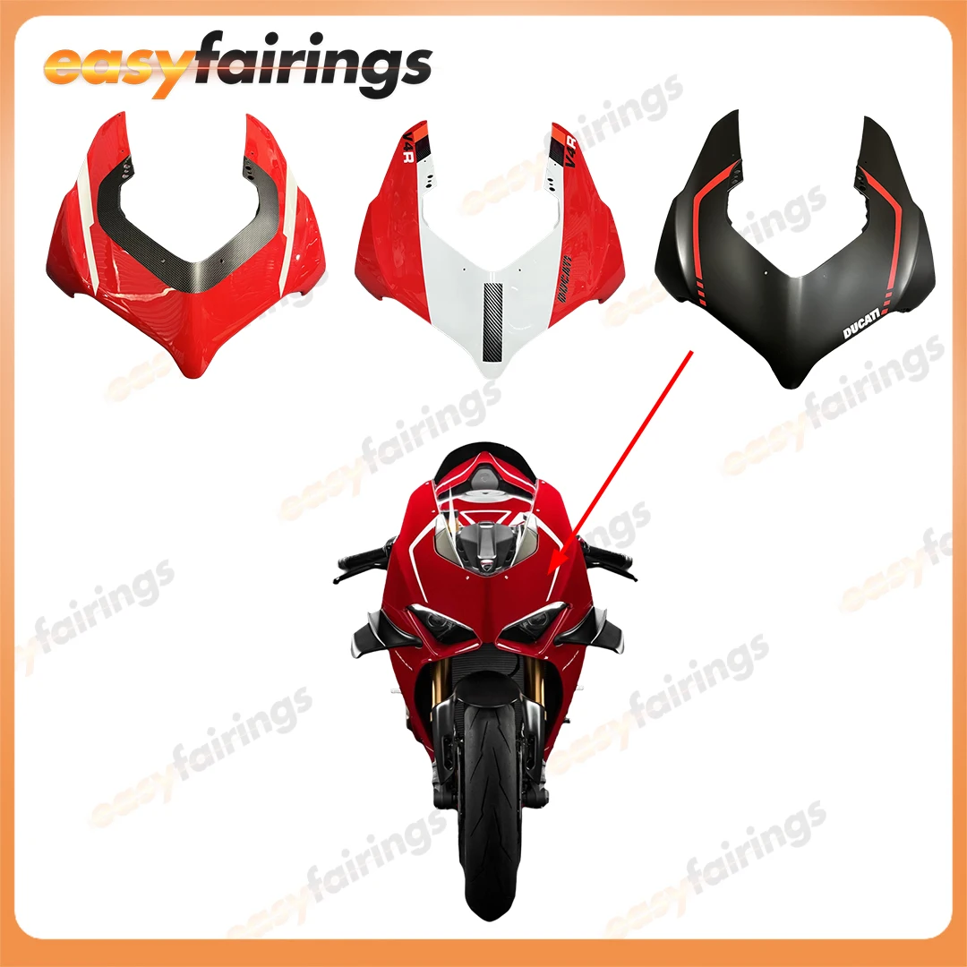 Motorcycles Upper Nose Front Face Headlight Fairing Fit For Ducati Panigale V4 V4S V4R SP 2021 2022 2023 2024
Motorcycles Upper Nose Front Face Headlight Fairing Fit For Ducati Panigale V4 V4S V4R SP 2021 2022 2023 2024