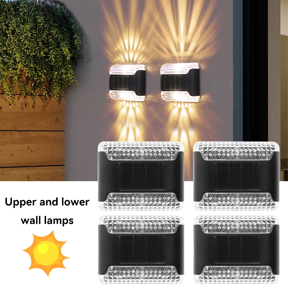4/8Pack Warm White Outdoor Solar Wall Lamp Garden Landscape Lighting Courtyard Corridor Walkway Step Deck Stairs LED Night Light
4/8Pack Warm White Outdoor Solar Wall Lamp Garden Landscape Lighting Courtyard Corridor Walkway Step Deck Stairs LED Night Light