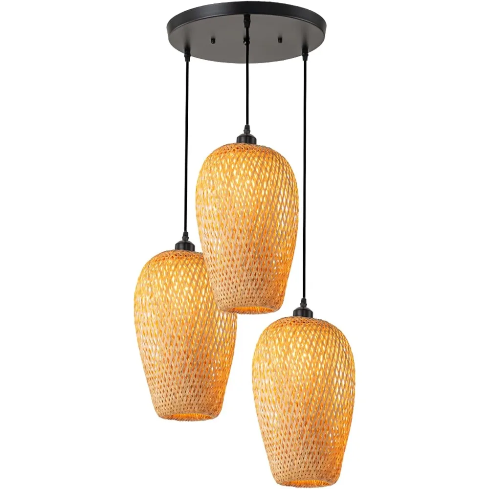 Hand woven chandelier 3lamps farmhouse rattan chandelier wicker basket lampshade bohemian chandelier kitchen living room bedroom
Hand woven chandelier 3lamps farmhouse rattan chandelier wicker basket lampshade bohemian chandelier kitchen living room bedroom