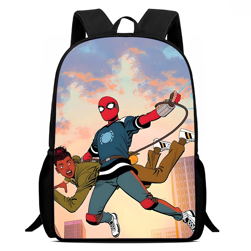 Nylon Backpack with School Bag for Boys Girls Children Backpack with your friendly neighborhood spidr-man Softback
Nylon Backpack with School Bag for Boys Girls Children Backpack with your friendly neighborhood spidr-man Softback