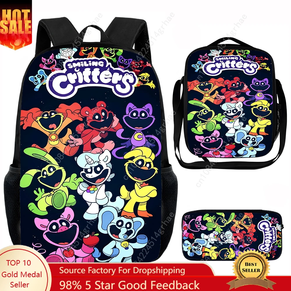 S-smilings C-critters Child School Backpack with Lunch Bags ,Pencil Bags ,School Bags for Boys Girls Best Gift
S-smilings C-critters Child School Backpack with Lunch Bags ,Pencil Bags ,School Bags for Boys Girls Best Gift