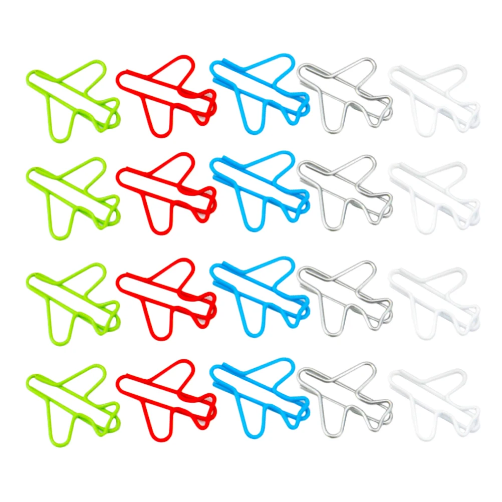 24 Pcs Airplane Pin Paper Clips Decorative Portable Office Accessory File Metal
24 Pcs Airplane Pin Paper Clips Decorative Portable Office Accessory File Metal