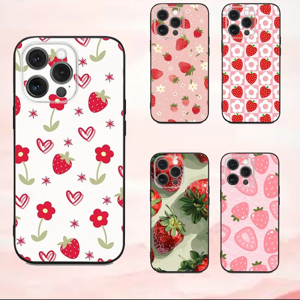 Strawberry Pattern Phone Case For iPhone16,se4,15,14,13,12,11,Pro,X,XS,Max,XR,Plus,Mini Soft Black Cover
Strawberry Pattern Phone Case For iPhone16,se4,15,14,13,12,11,Pro,X,XS,Max,XR,Plus,Mini Soft Black Cover