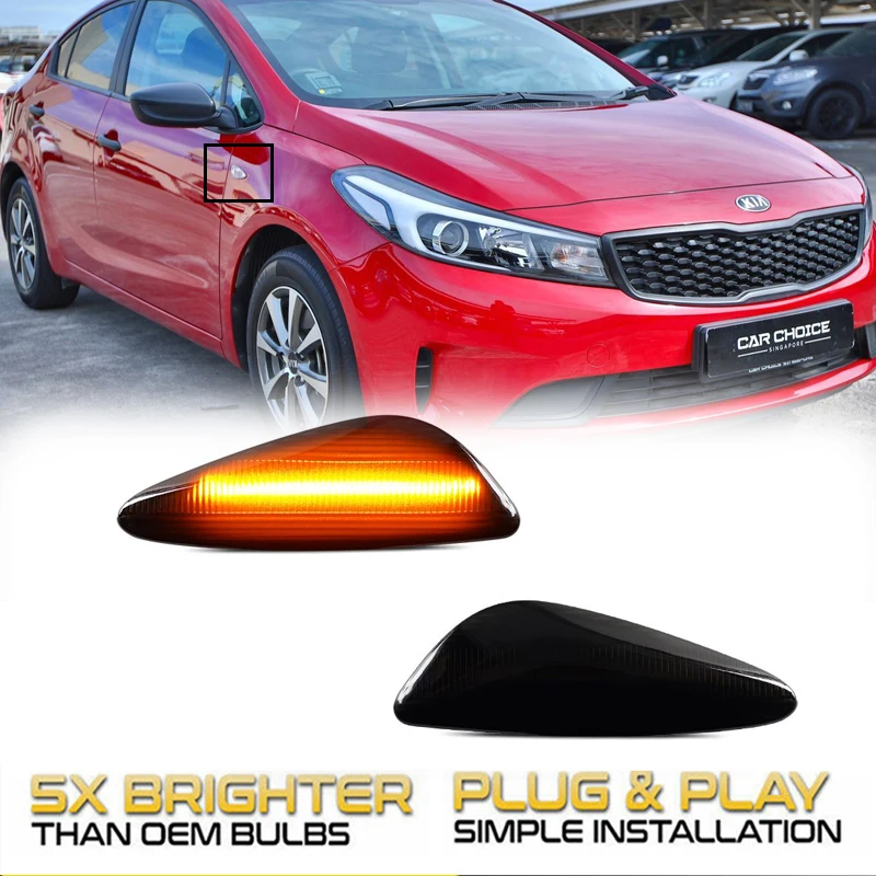 2Pc LED Dynamic Side Marker Light For Kia Cerato K3 2012-2017 Picanto 2011-2021 Turn Signal Lamps Car Accessories OEM 923031Y000
2Pc LED Dynamic Side Marker Light For Kia Cerato K3 2012-2017 Picanto 2011-2021 Turn Signal Lamps Car Accessories OEM 923031Y000