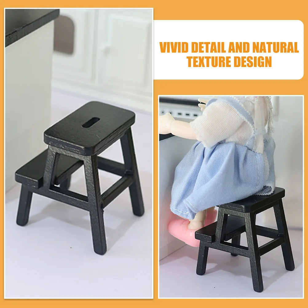 Mini Wooden Stool for Dollhouse Decoration Natural Texture Vivid Detail Smooth Surface Non Deformable Micro House Furniture
Mini Wooden Stool for Dollhouse Decoration Natural Texture Vivid Detail Smooth Surface Non Deformable Micro House Furniture