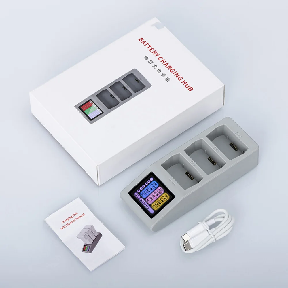 STARTRC Fast Charging Hub with Display V2.0 3in1 Battery Manager with Smart Protection for MINI 5 PRO Accessories
STARTRC Fast Charging Hub with Display V2.0 3in1 Battery Manager with Smart Protection for MINI 5 PRO Accessories