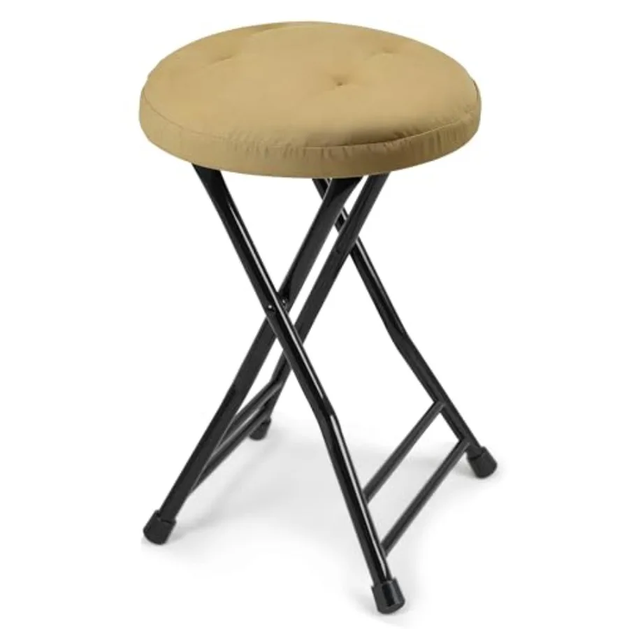 Folding Stool with Seat Cushion, Folding Chair with Handle, Folding Bar Stool with Non-Slip Feet, 600 lbs Capacity, Indoor and
Folding Stool with Seat Cushion, Folding Chair with Handle, Folding Bar Stool with Non-Slip Feet, 600 lbs Capacity, Indoor and