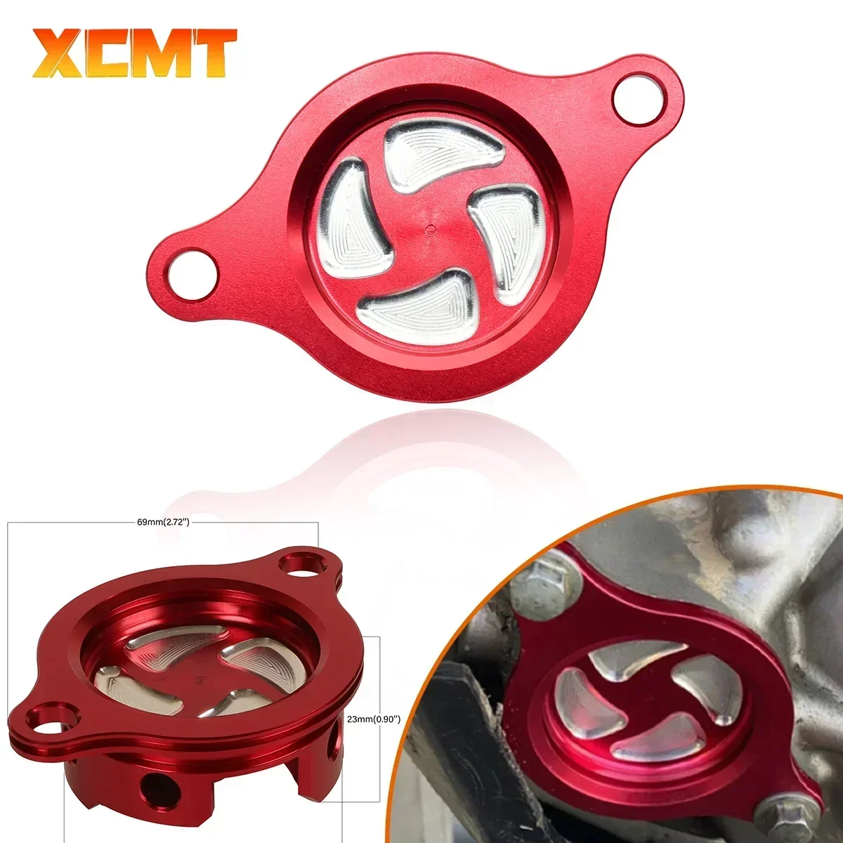 Motorcycle CNC Aluminum Billet Oil Filteer Covers For Honda CRF450R 2009-2010-2012-2013-2014-2015-2016 Motocross Vehicle Parts
Motorcycle CNC Aluminum Billet Oil Filteer Covers For Honda CRF450R 2009-2010-2012-2013-2014-2015-2016 Motocross Vehicle Parts