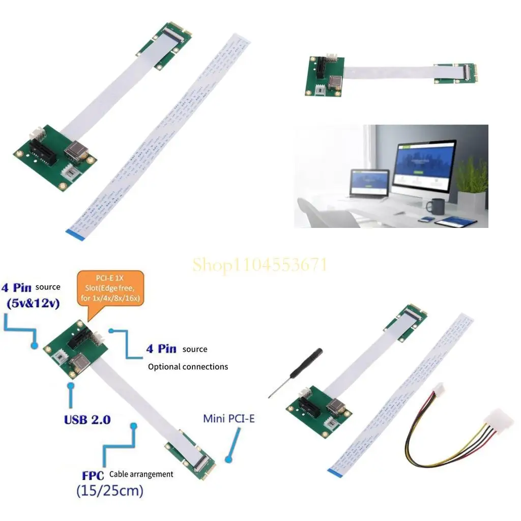 Бестселлер Mini PCIe To PCIe 1x Extension Cable, PCIe To Mini PCIe Adapter Card с кабелем FPC для компьютера
Бестселлер Mini PCIe To PCIe 1x Extension Cable, PCIe To Mini PCIe Adapter Card с кабелем FPC для компьютера