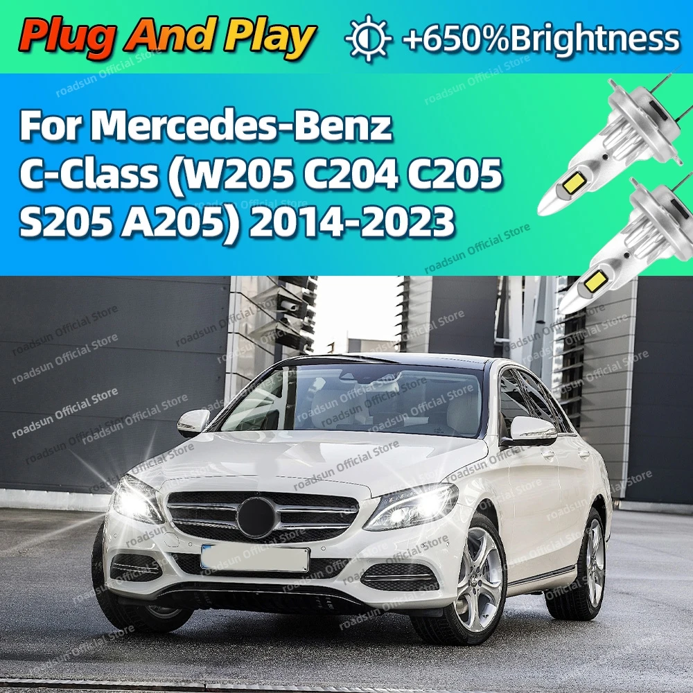 2/4Pcs Car Lights Super Bright LED Headlights For MERCEDES BENZ C-CLASS W205 C204 C205 S205 A205 2014-2023 2015 2016 2017
2/4Pcs Car Lights Super Bright LED Headlights For MERCEDES BENZ C-CLASS W205 C204 C205 S205 A205 2014-2023 2015 2016 2017
