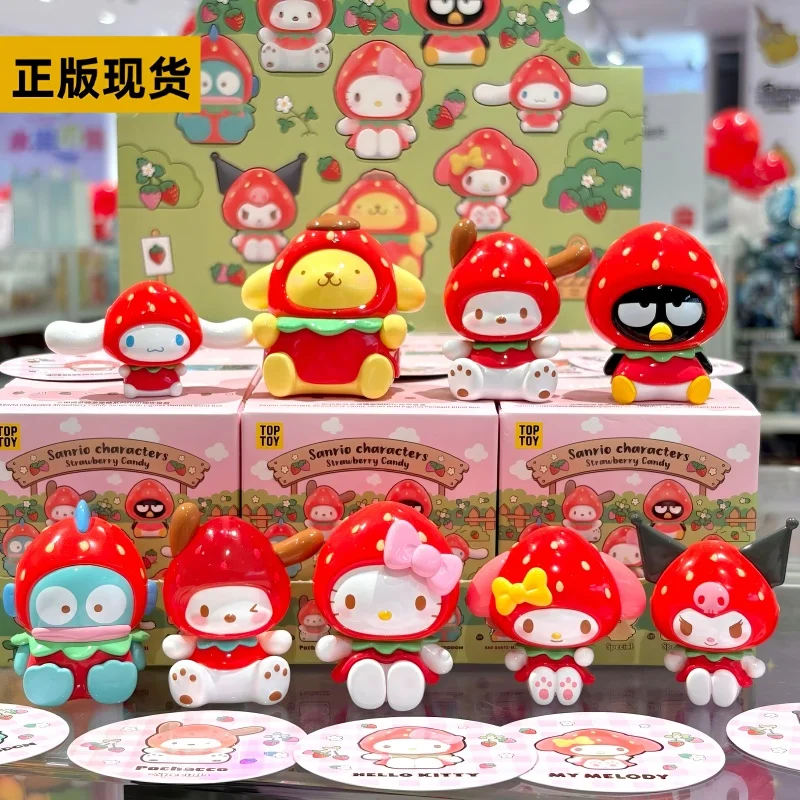Genuine Sanrio Cute Strawberry Sugar Mini Series Pvc Blind Box Cartoon Anime Figurine Keychain Bag Pendant Collect Decor Gifts
Genuine Sanrio Cute Strawberry Sugar Mini Series Pvc Blind Box Cartoon Anime Figurine Keychain Bag Pendant Collect Decor Gifts