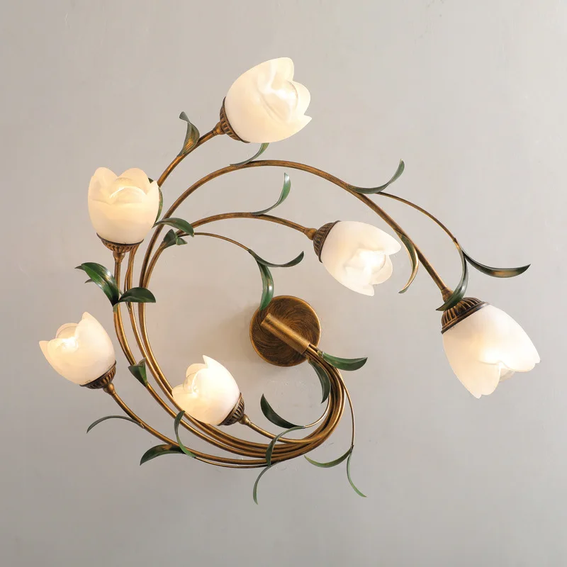 AiPaiTe European glass flower shaped led chandelier for living room, study and bedroom furniture decoration
AiPaiTe European glass flower shaped led chandelier for living room, study and bedroom furniture decoration