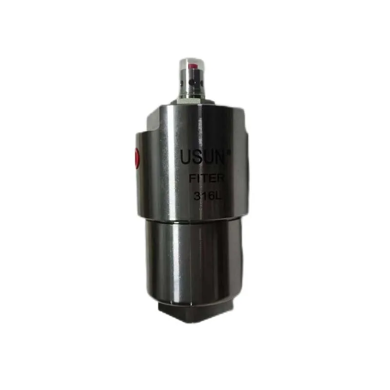 USUN Model: GSR204-T-10-7μm-K-VI5 Max 20000 PSI High Pressure Filter Use to Filter Gases or Liquids in High Pressure Systems
USUN Model: GSR204-T-10-7μm-K-VI5 Max 20000 PSI High Pressure Filter Use to Filter Gases or Liquids in High Pressure Systems