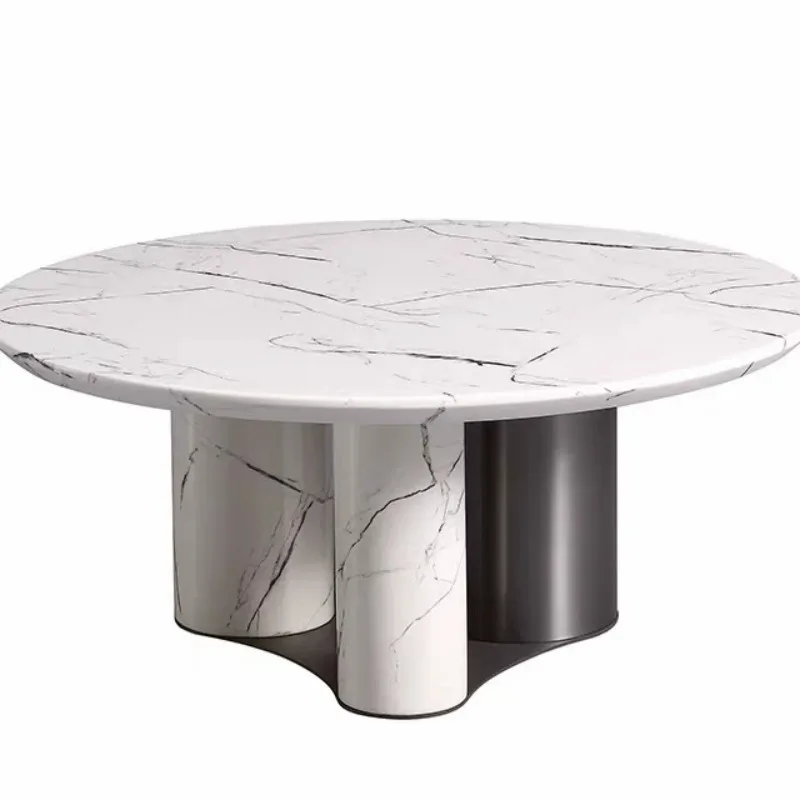 Snow Mountain White Marble Round Coffee Table Designer Household Stainless Steel Round Coffee Table Marble Coffee Table
Snow Mountain White Marble Round Coffee Table Designer Household Stainless Steel Round Coffee Table Marble Coffee Table