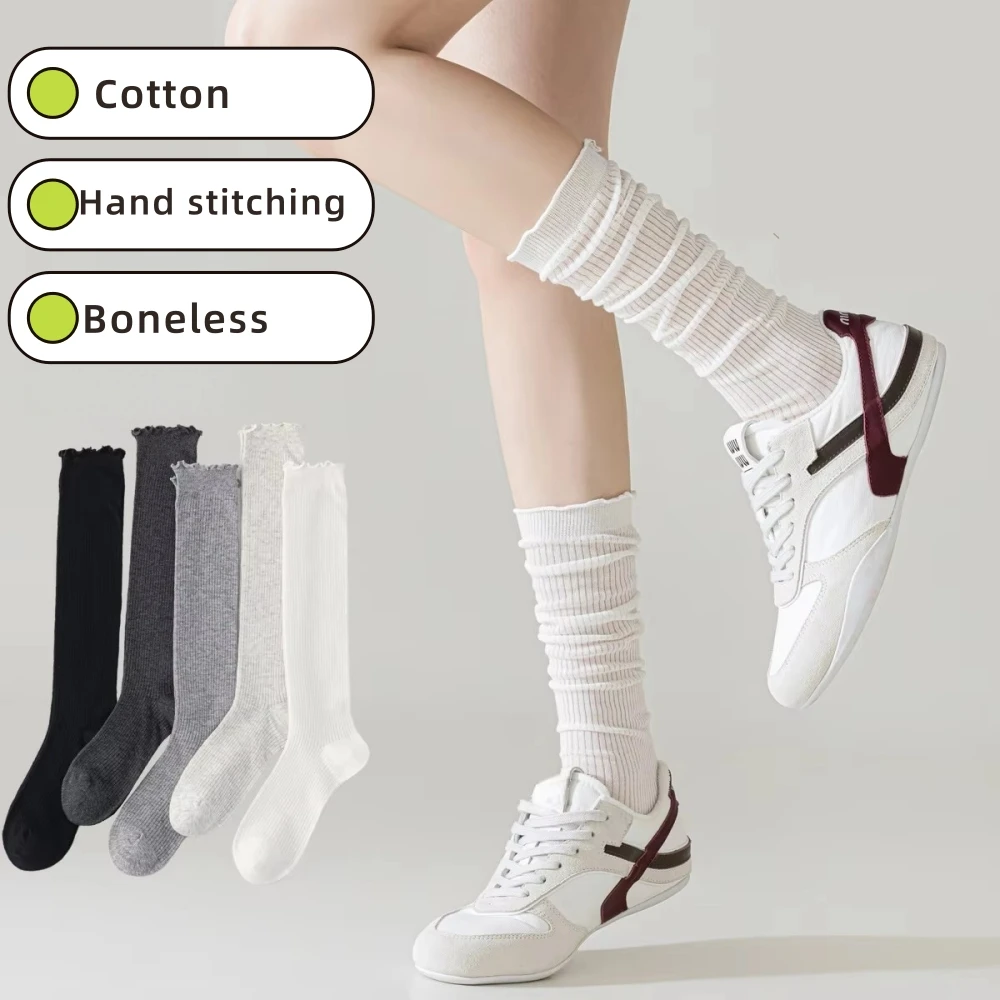 5 Pair Women's Spring Summer Thin Fashion Knee-High Cotton Socks High Quality Cute Mesh Stockings Breathable Casual Socks
5 Pair Women's Spring Summer Thin Fashion Knee-High Cotton Socks High Quality Cute Mesh Stockings Breathable Casual Socks