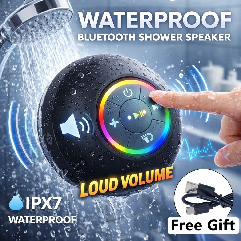 Portable Bluetooth Audio Ipx7 Waterproof Led Lights Bathroom Outdoor Large Suction Cup Can Be Adsorbed Wall Speaker
Portable Bluetooth Audio Ipx7 Waterproof Led Lights Bathroom Outdoor Large Suction Cup Can Be Adsorbed Wall Speaker