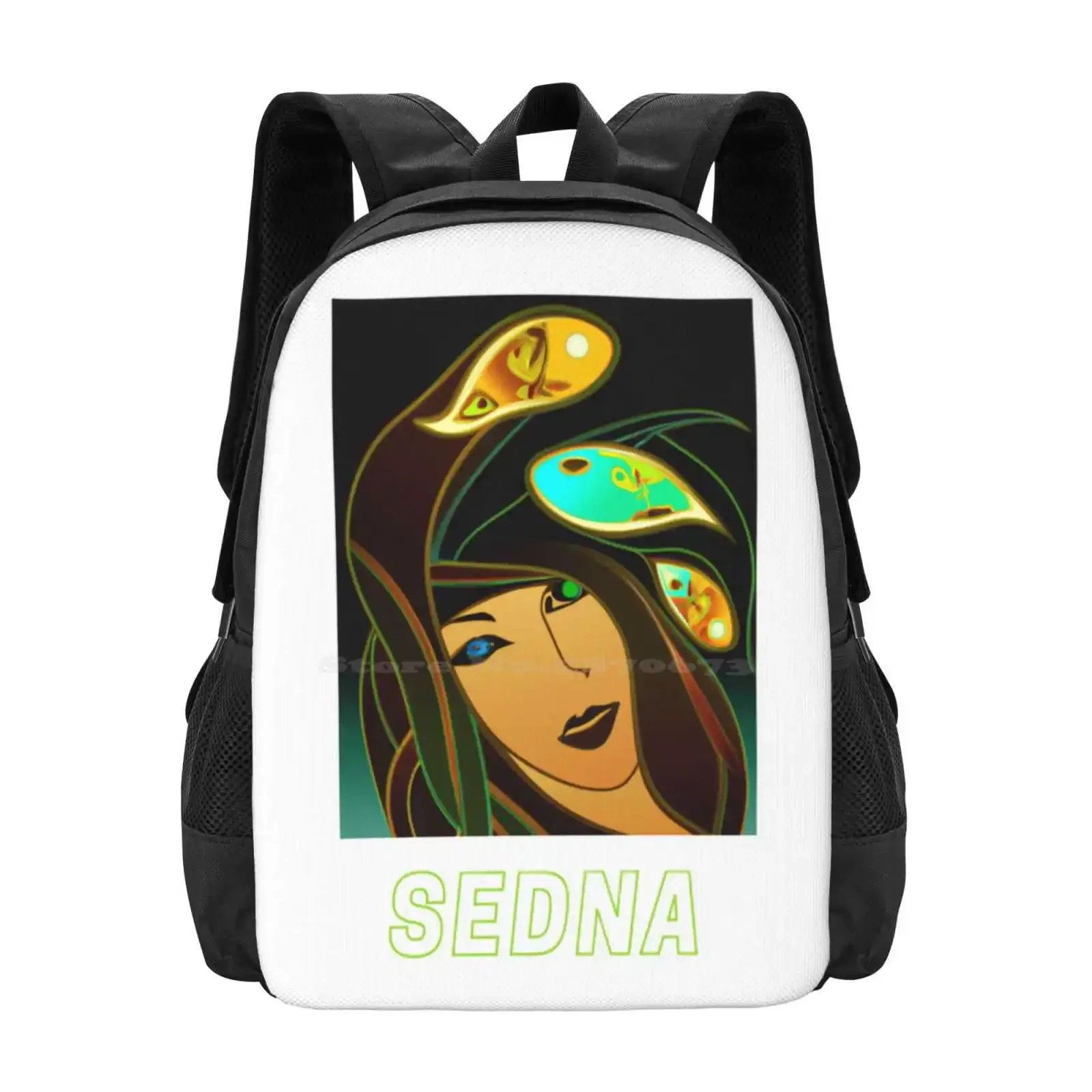 Sedna Goddess Of The Sea Hot Sale Schoolbag Backpack Fashion Bags Senda Green Goddess Sea Arctic Designs Inuit Culture Nunavut
Sedna Goddess Of The Sea Hot Sale Schoolbag Backpack Fashion Bags Senda Green Goddess Sea Arctic Designs Inuit Culture Nunavut