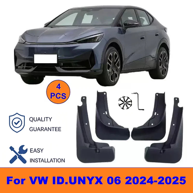 4Pcs Mud Flaps For VW ID.UNYX 06 2024-2025 - Splash Guards Front&Rear Wheel Fender Mudguards Car Exterior Protection Accessories
4Pcs Mud Flaps For VW ID.UNYX 06 2024-2025 - Splash Guards Front&Rear Wheel Fender Mudguards Car Exterior Protection Accessories
