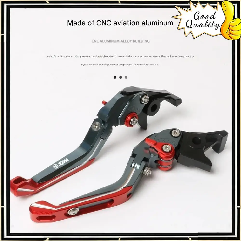 Compatible with SYM JOYMAX Z300 and Cruisym 300: Adjustable and folding brake lever/clutch lever kit for motorcycle parts.
Compatible with SYM JOYMAX Z300 and Cruisym 300: Adjustable and folding brake lever/clutch lever kit for motorcycle parts.