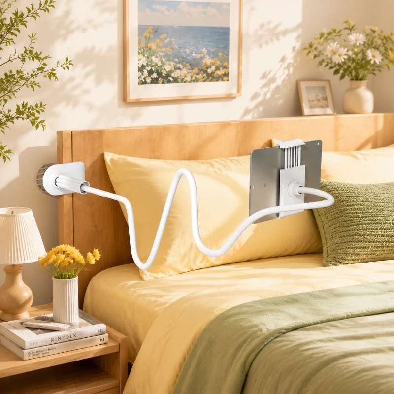 Adjustable 128CM Long Arm Lazy Phone Stand, 360° Rotation Bed Clamp Holder for Universal 3.5–6.7 Inch iPhone & Mobile Phones
Adjustable 128CM Long Arm Lazy Phone Stand, 360° Rotation Bed Clamp Holder for Universal 3.5–6.7 Inch iPhone & Mobile Phones