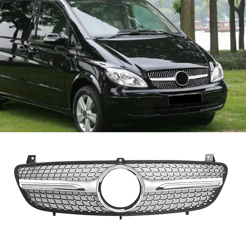 Perfect Match Front Bumper Grille Hood Grill For Mercedes-Benz W639 Viano/Vito 2006 2007 2008 2009 2010 ABS Diamond Tuning
Perfect Match Front Bumper Grille Hood Grill For Mercedes-Benz W639 Viano/Vito 2006 2007 2008 2009 2010 ABS Diamond Tuning