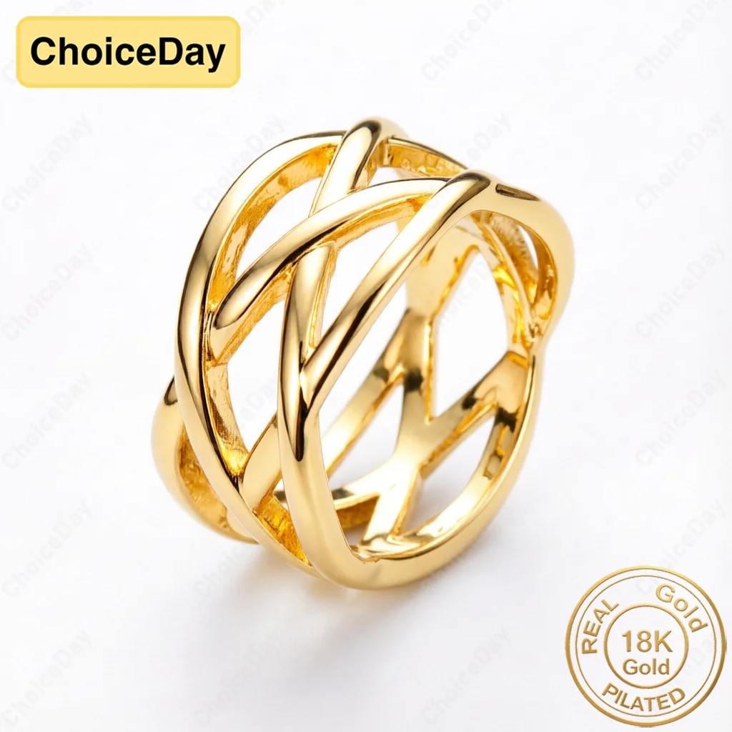 Charming 18K Gold Plated #8 Delicate Cross-Shaped Openwork Ring for Women, Fashionable Wedding Party Gift Jewelry
Charming 18K Gold Plated #8 Delicate Cross-Shaped Openwork Ring for Women, Fashionable Wedding Party Gift Jewelry