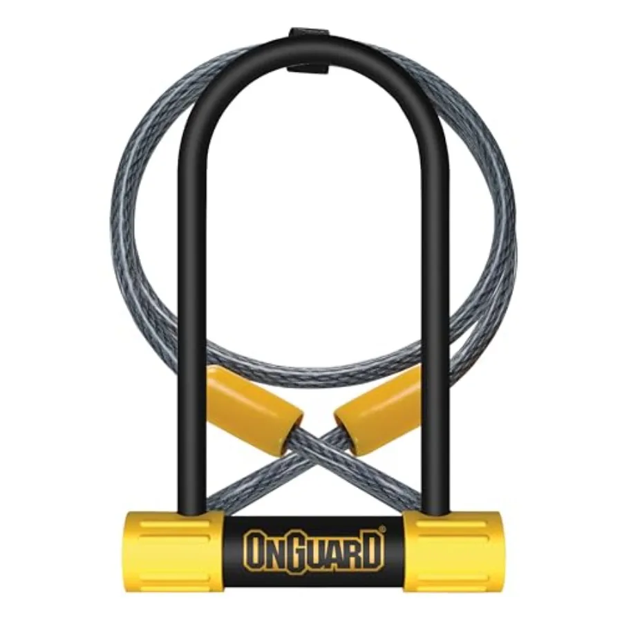 Bulldog Medium DT Bike U-Lock 11 13 mm Hardened Steel Shackle 90 × 175 mm X2P Double Bolt Lock, Z-Cylinder Core, 4 ft Cable, 5
Bulldog Medium DT Bike U-Lock 11 13 mm Hardened Steel Shackle 90 × 175 mm X2P Double Bolt Lock, Z-Cylinder Core, 4 ft Cable, 5