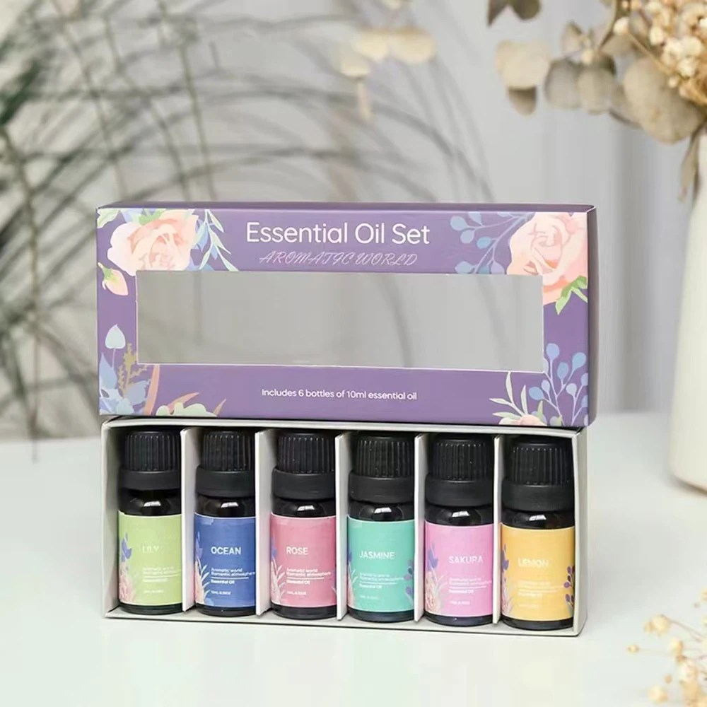 Premium Essential Oil Gift Set (6 Bottles) - Spa-Quality Aromatherapy Kit with Floral & Fresh Scents - Perfect Housewarming/Moth
Premium Essential Oil Gift Set (6 Bottles) - Spa-Quality Aromatherapy Kit with Floral & Fresh Scents - Perfect Housewarming/Moth