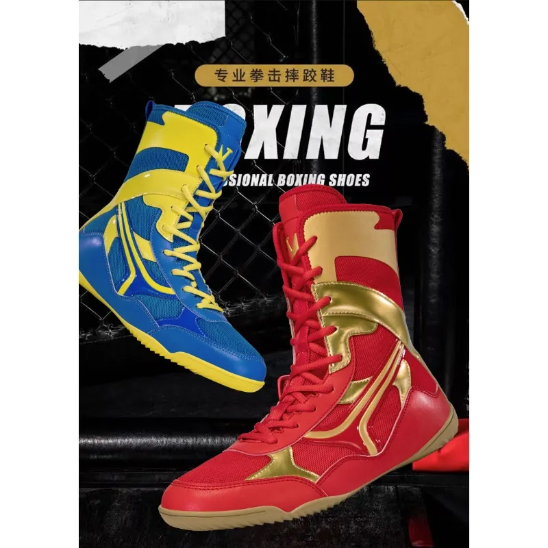 Classic Brand Comfortable High Top Wrestling Sneaker Top Quality Wearable Boxing Fighting Boot Competition Sport Fighting Shoe
Classic Brand Comfortable High Top Wrestling Sneaker Top Quality Wearable Boxing Fighting Boot Competition Sport Fighting Shoe