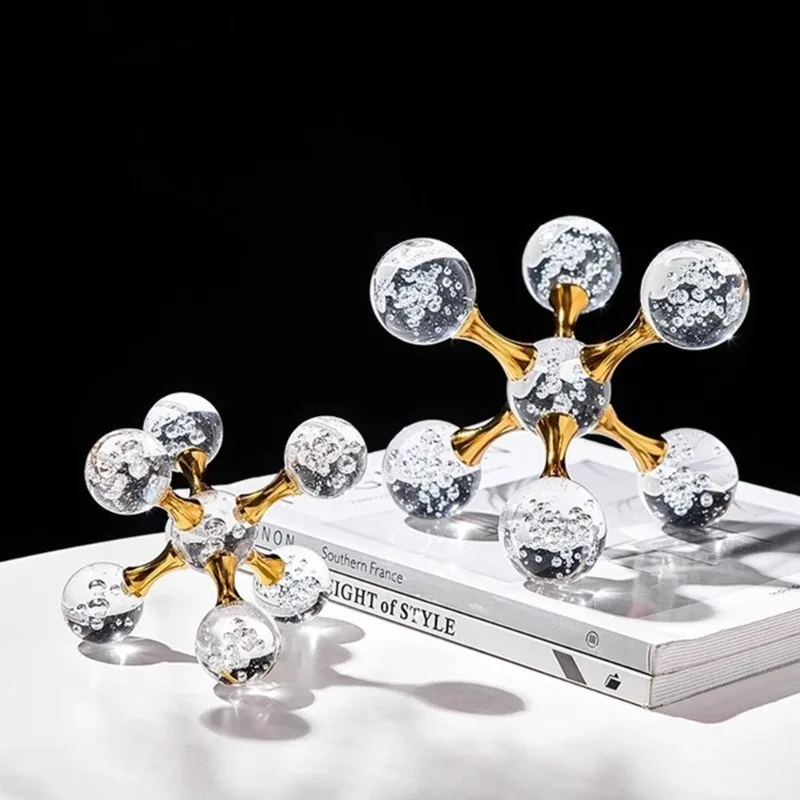 Light Luxury Crystal Geometric Molecular Ball, Crystal Decoration Craft Decoration, Desktop and Living Room Decoration
Light Luxury Crystal Geometric Molecular Ball, Crystal Decoration Craft Decoration, Desktop and Living Room Decoration