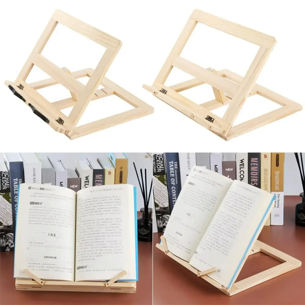 Portable Wooden Book Reading Holder Nonslip Adjustable Tabletop Support Rack Folded Laptop Notebook Stand School
Portable Wooden Book Reading Holder Nonslip Adjustable Tabletop Support Rack Folded Laptop Notebook Stand School